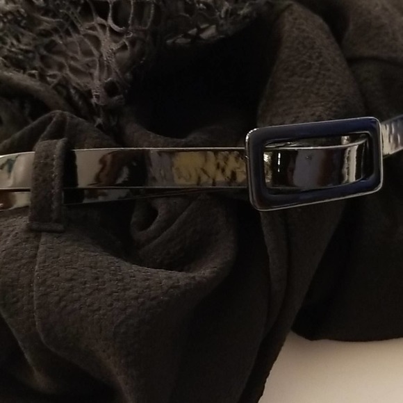 City Chic Crepe Crochet Trim Cocktail Dress M/18W - Picture 13 of 16